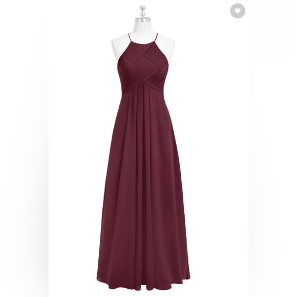 Azazie Ginger Bridesmaid Dress in Cabernet colour - Brand New with tags - Picture 6 of 6